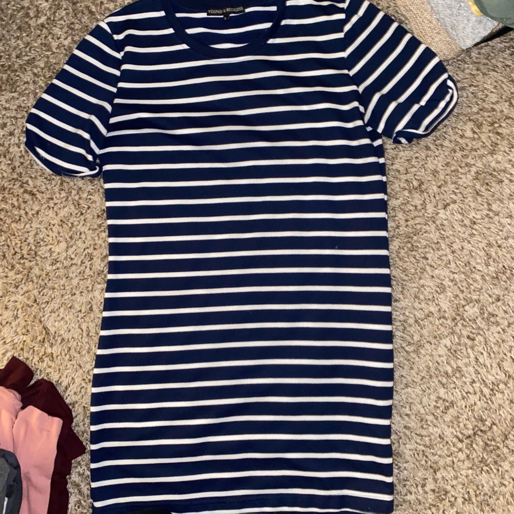 Striped T Shirt Dress